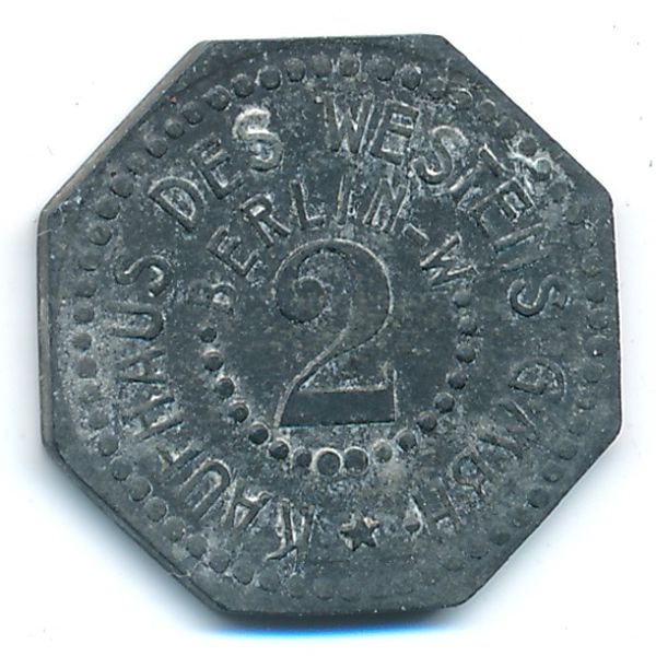 Берлин., 2 пфеннига