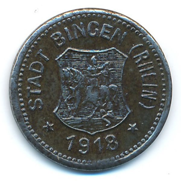 Бинген-на-Рейне., 10 пфеннигов (1918 г.)