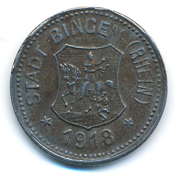 Бинген-на-Рейне., 10 пфеннигов (1918 г.)