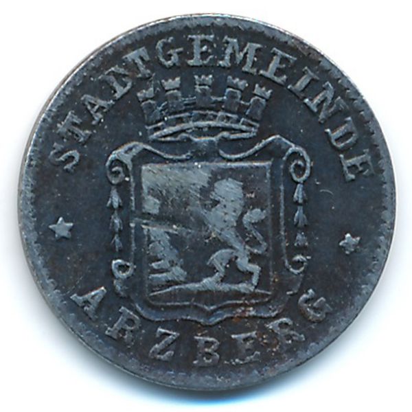 Арцберг., 5 пфеннигов (1917 г.)