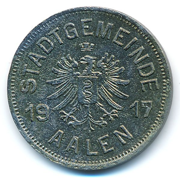 Ален., 50 пфеннигов (1917 г.)