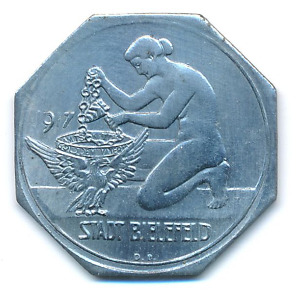 Билефельд., 10 пфеннигов (1917 г.)