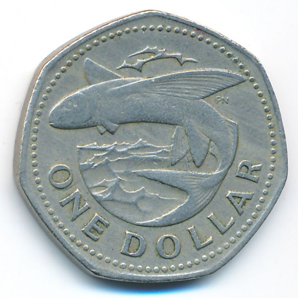Барбадос, 1 доллар (1973 г.)