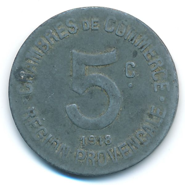 Франция, 5 сантимов (1918 г.)