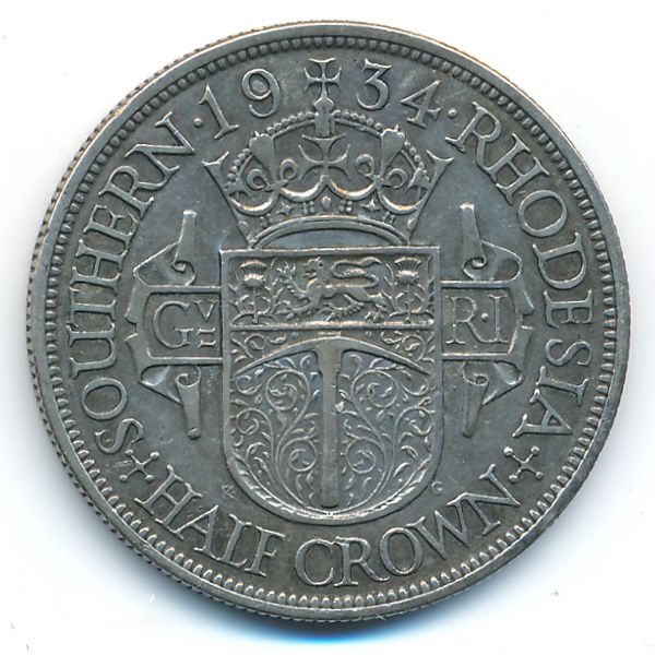 Южная Родезия, 1/2 кроны (1934 г.)