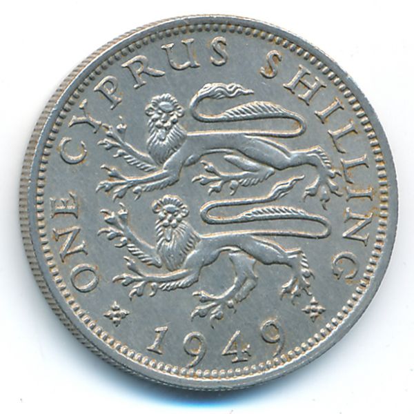 Кипр, 1 шиллинг (1949 г.)