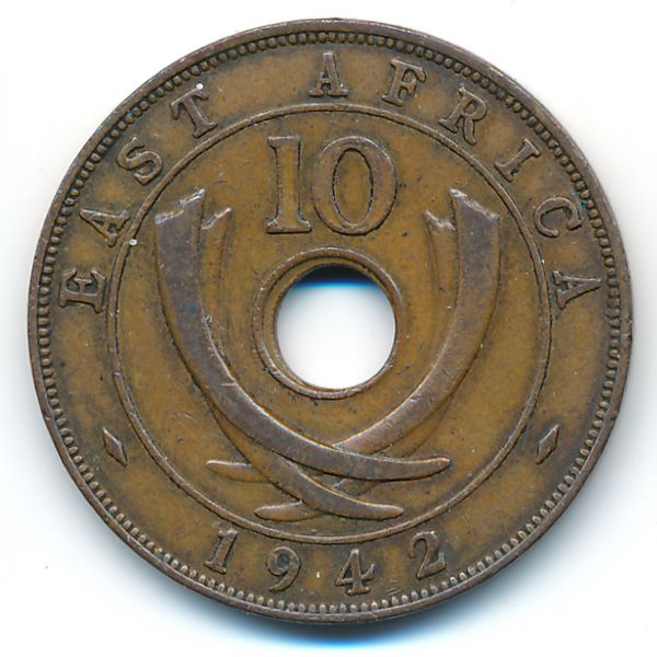 Восточная Африка, 10 центов (1942 г.)