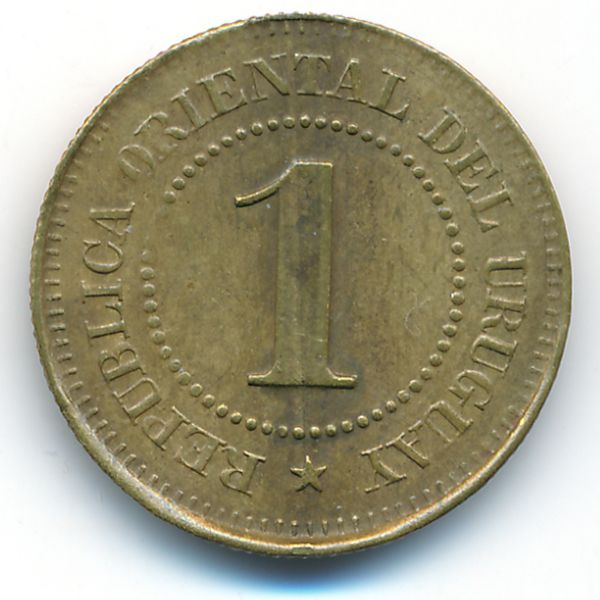 Уругвай, 1 песо (1900 г.)