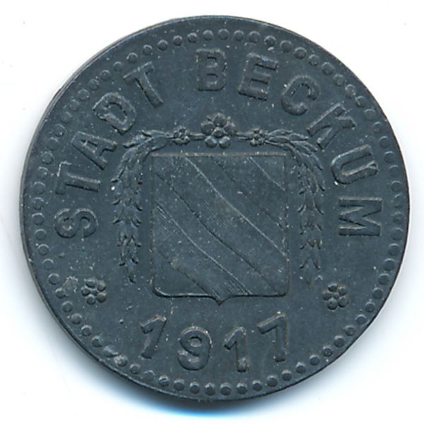 Беккум., 10 пфеннигов (1917 г.)