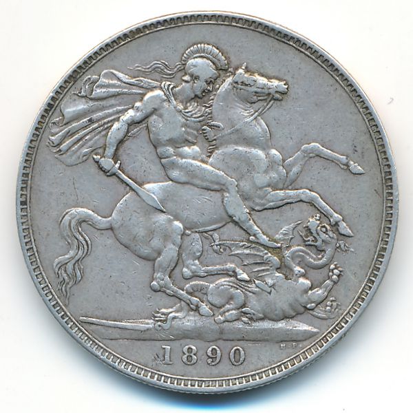 Великобритания, 1 крона (1890 г.)