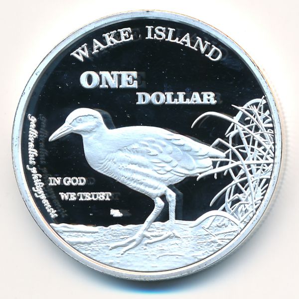 Остров Уэйк., 1 доллар (2015 г.)