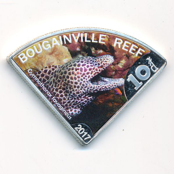 Риф Бугенвиль., 10 долларов (2017 г.)