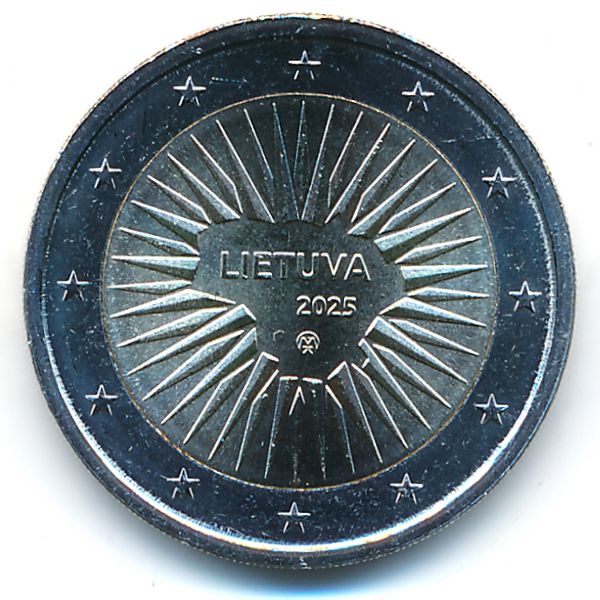 Литва, 2 евро (2025 г.)