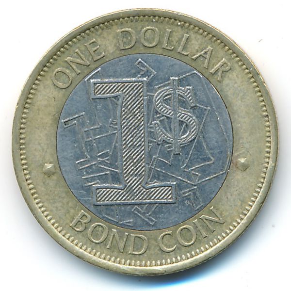 Зимбабве, 1 доллар (2017 г.)