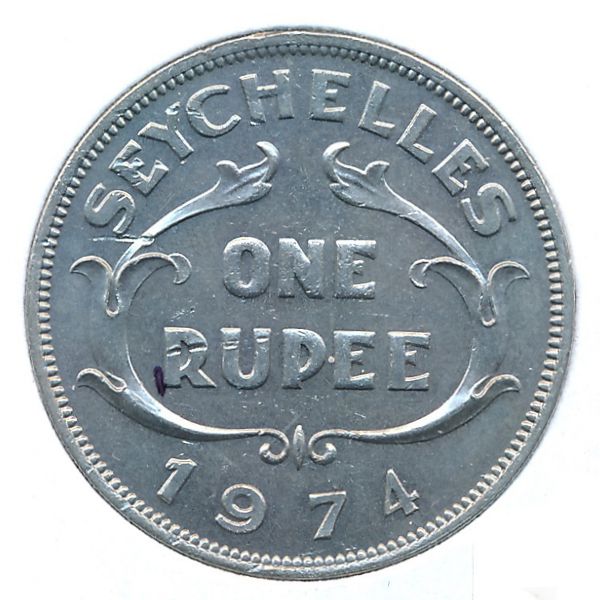 Сейшелы, 1 рупия (1974 г.)