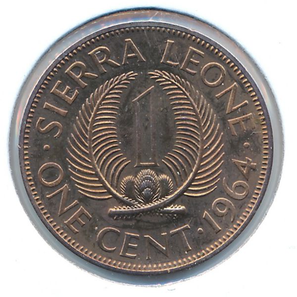 Сьерра-Леоне, 1 цент (1964 г.)