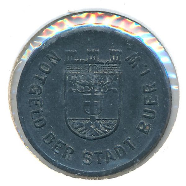 Буер., 10 пфеннигов (1919 г.)