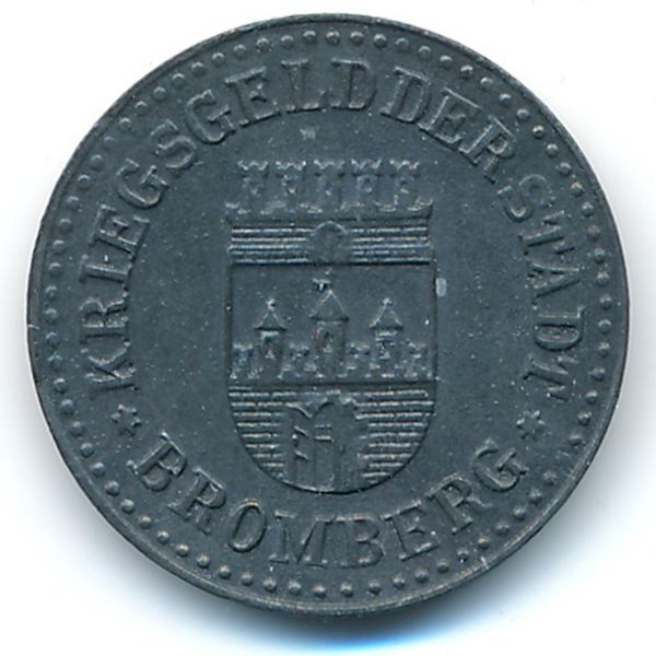 Бромберг., 10 пфеннигов (1919 г.)