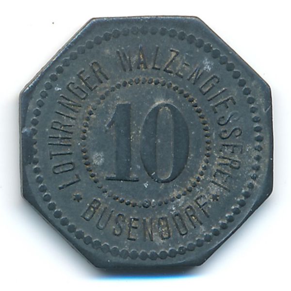 Бузендорф., 10 пфеннигов