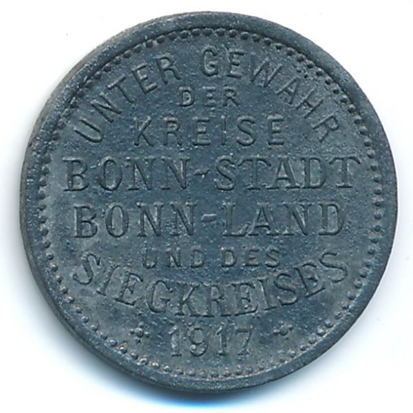 Бонн., 10 пфеннигов (1917 г.)