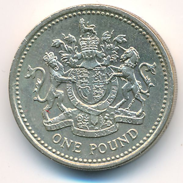 Великобритания, 1 фунт (1983 г.)