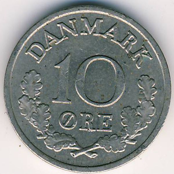 Дания, 10 эре (1971 г.)
