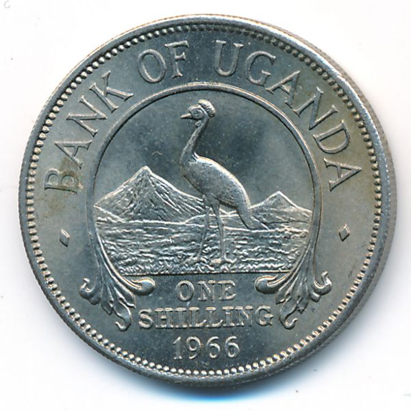 Уганда, 1 шиллинг (1966 г.)