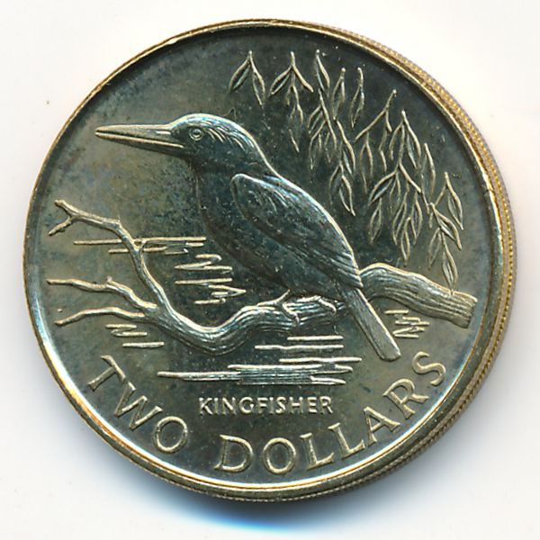 Новая Зеландия, 2 доллара (1993 г.)