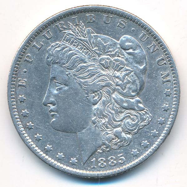 США, 1 доллар (1885 г.)