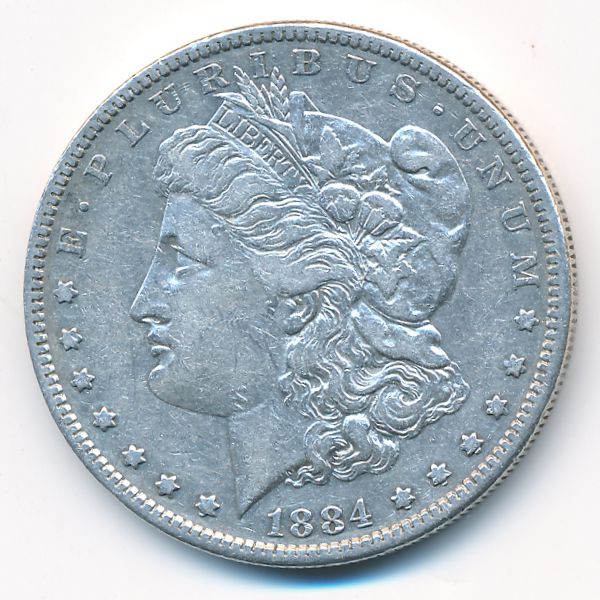 США, 1 доллар (1884 г.)