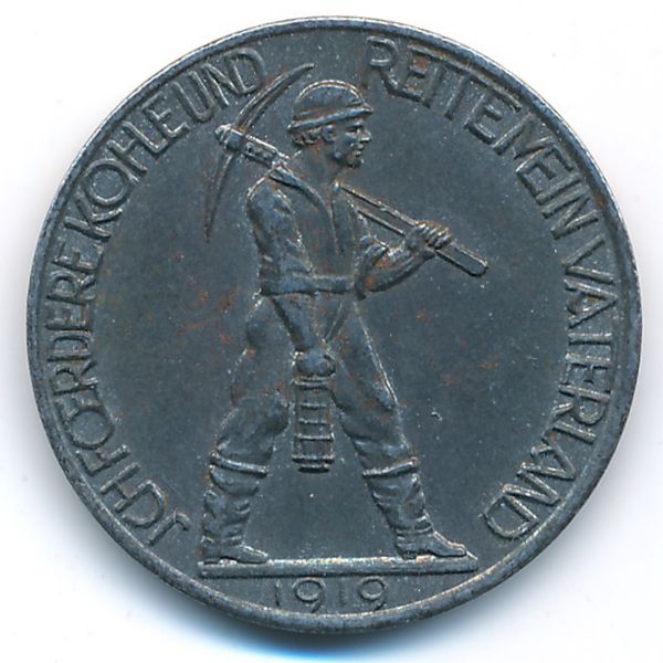 Дюрен., 25 пфеннигов (1919 г.)