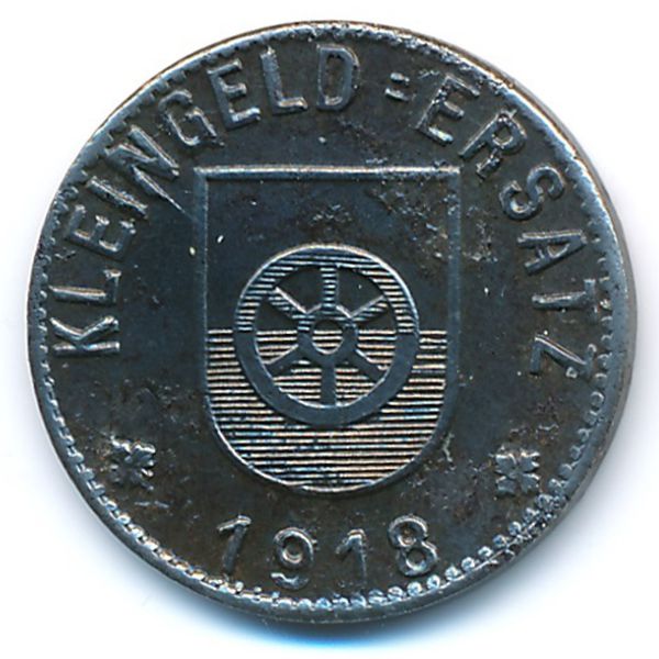 Донауэшинген., 10 пфеннигов (1918 г.)