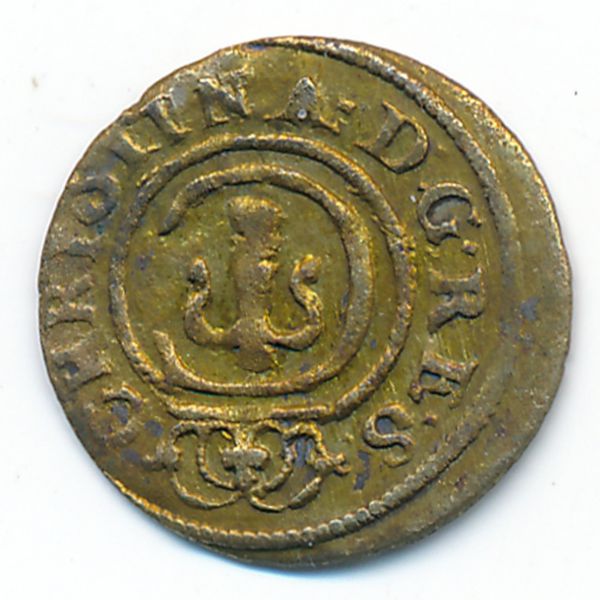 Ливония, 1 солид (1645 г.)