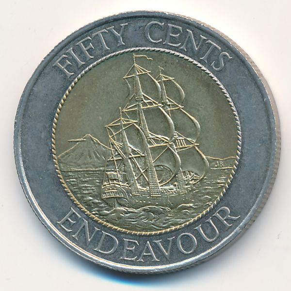 Новая Зеландия, 50 центов (1994 г.)