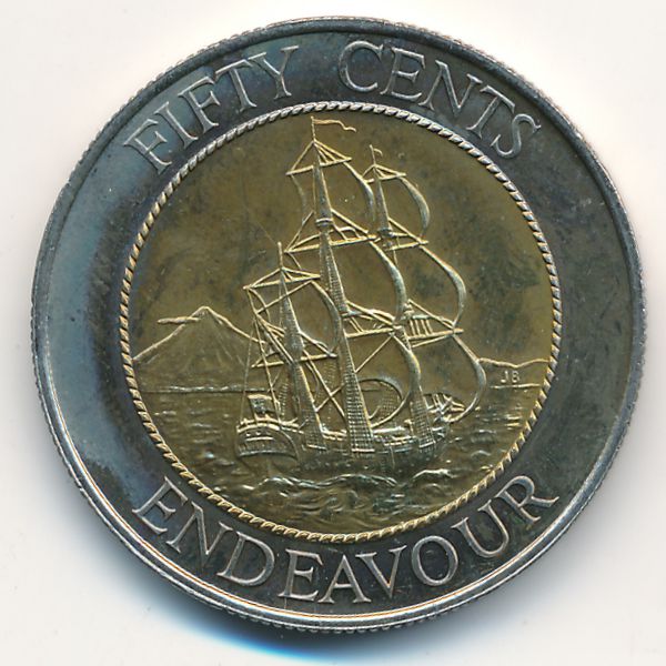 Новая Зеландия, 50 центов (1994 г.)