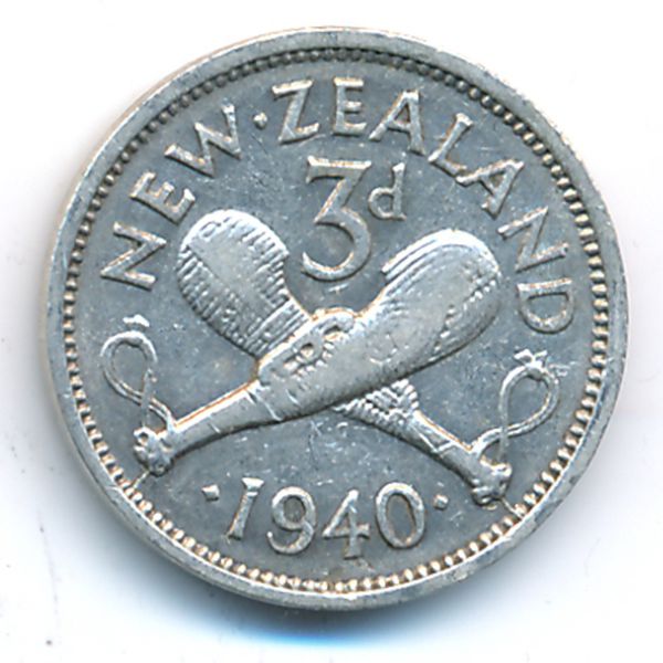 Новая Зеландия, 3 пенса (1940 г.)