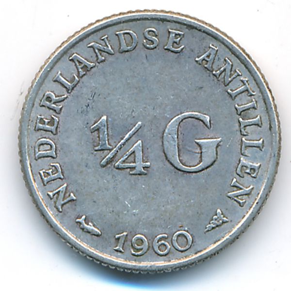 Антильские острова, 1/4 гульдена (1960 г.)