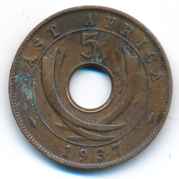 Восточная Африка, 5 центов (1937 г.)