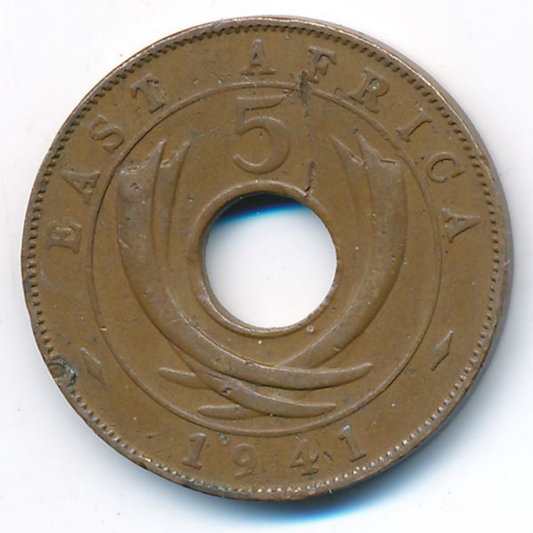 Восточная Африка, 5 центов (1941 г.)