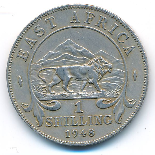 Восточная Африка, 1 шиллинг (1948 г.)