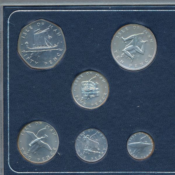Остров Мэн, Набор монет (1976 г.)