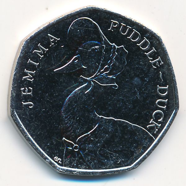 Великобритания, 50 пенсов (2016 г.)