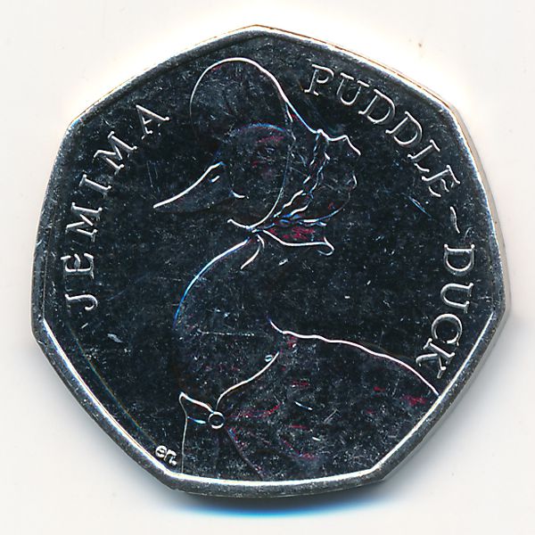Великобритания, 50 пенсов (2016 г.)