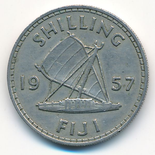 Фиджи, 1 шиллинг (1957 г.)