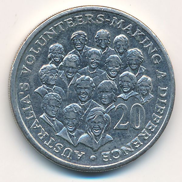Австралия, 20 центов (2003 г.)