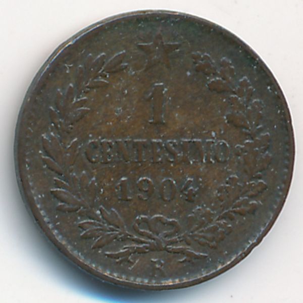 Италия, 1 чентезимо (1904 г.)