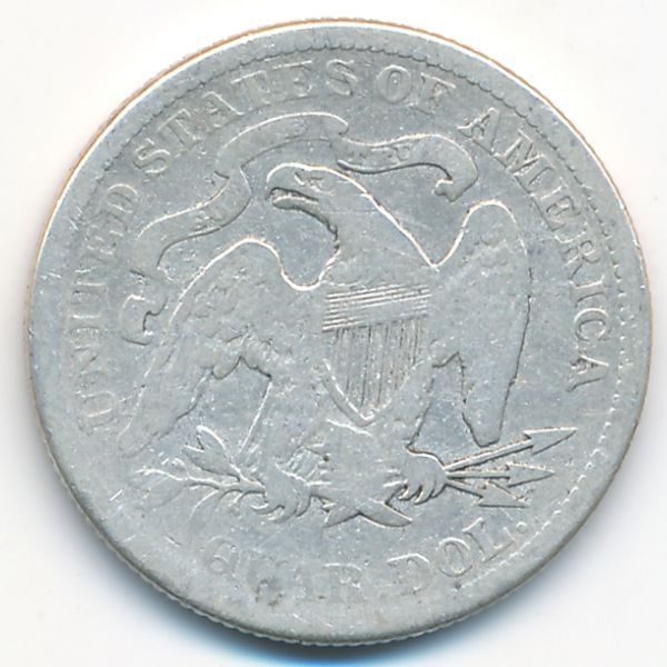 США, 1/4 доллара (1877 г.)