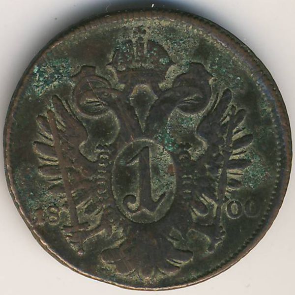 Австрия, 1 крейцер (1800 г.)