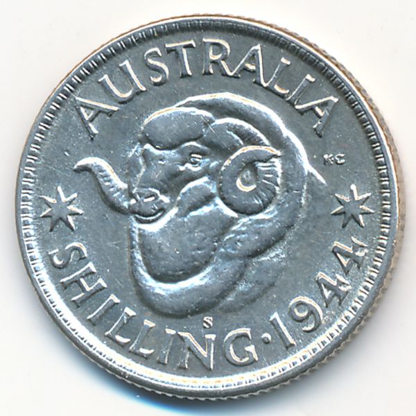 Австралия, 1 шиллинг (1944 г.)