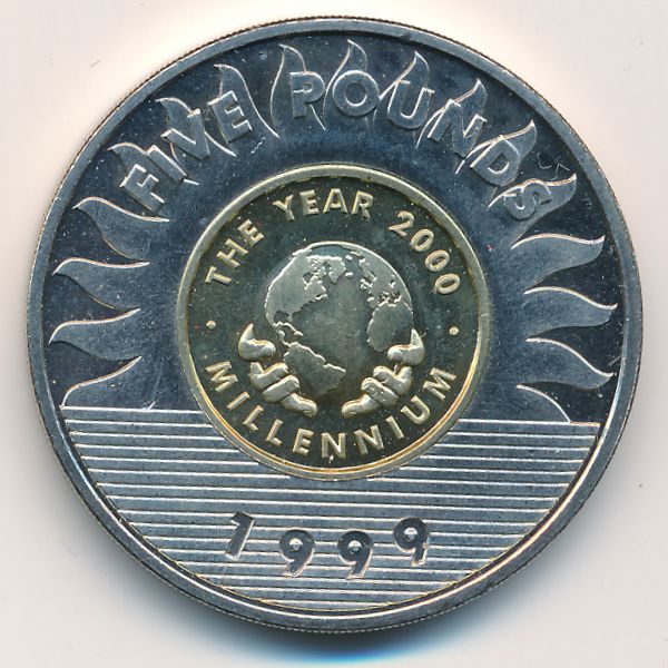Гернси, 5 фунтов (1999 г.)